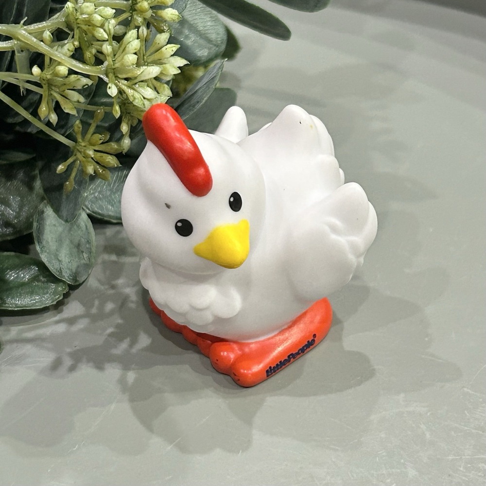 Fisher Price Little People ~ Farm Life Barn Yard ROOSTER Chicken Figure ~ 2012